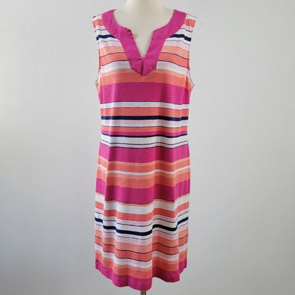 TOMMY BAHAMA bold & bolder shift mini dress Sz M - Picture 1 of 7